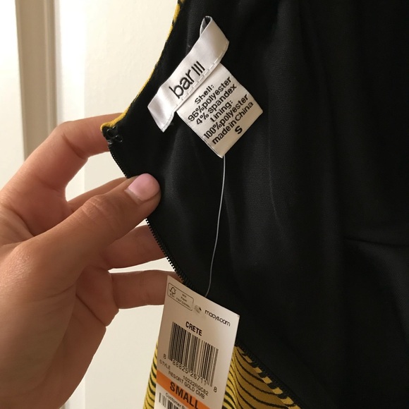 NWT! Bar III front wrap dress from Macy’s, sz 7 - Picture 4 of 7